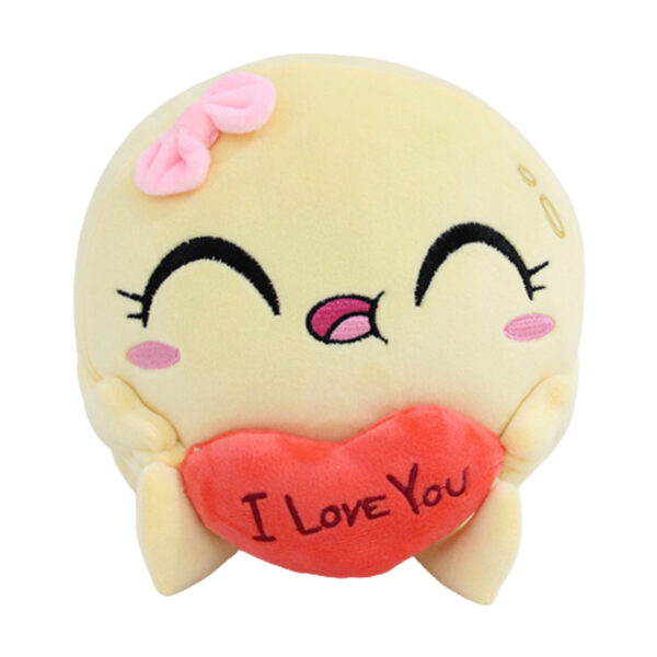 Pancake Love Heart Plush